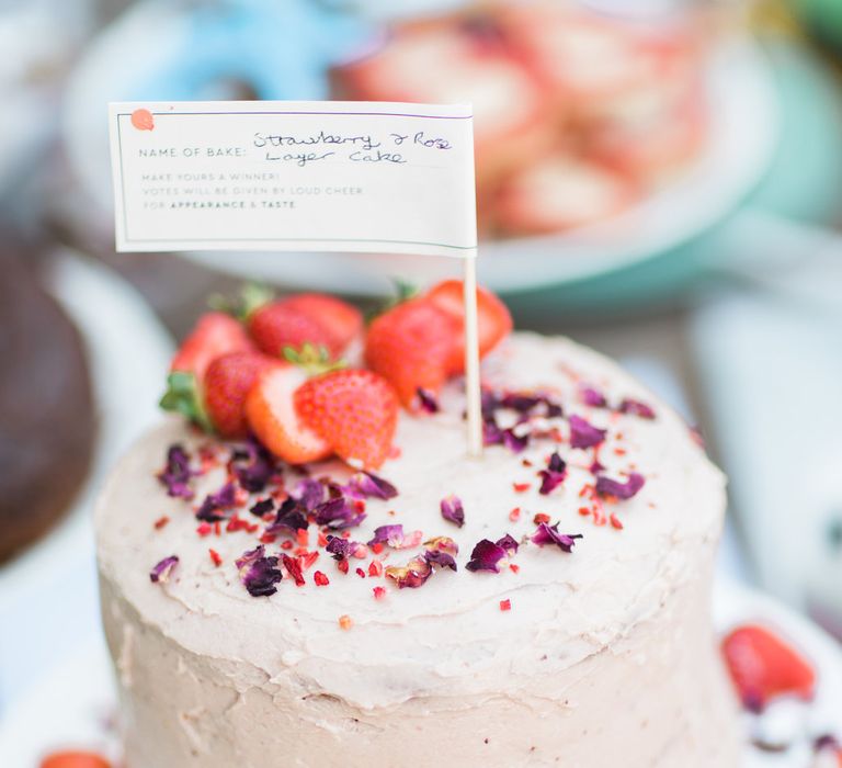 Wedding Bake Off // Needle &amp; Thread Bridesmaids Dresses For A Pink And Mint At Home Marquee With Fine Art Photography From Amy Fanton Photography