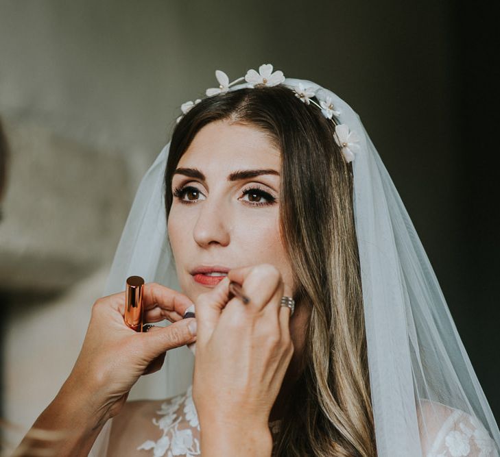 Velvet Floral Head Piece By Luna Bea