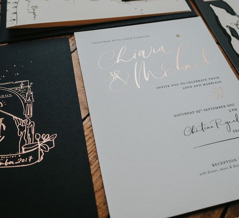 Bespoke Handwritten Stationery And Signage For Wedding By Lamplighter London