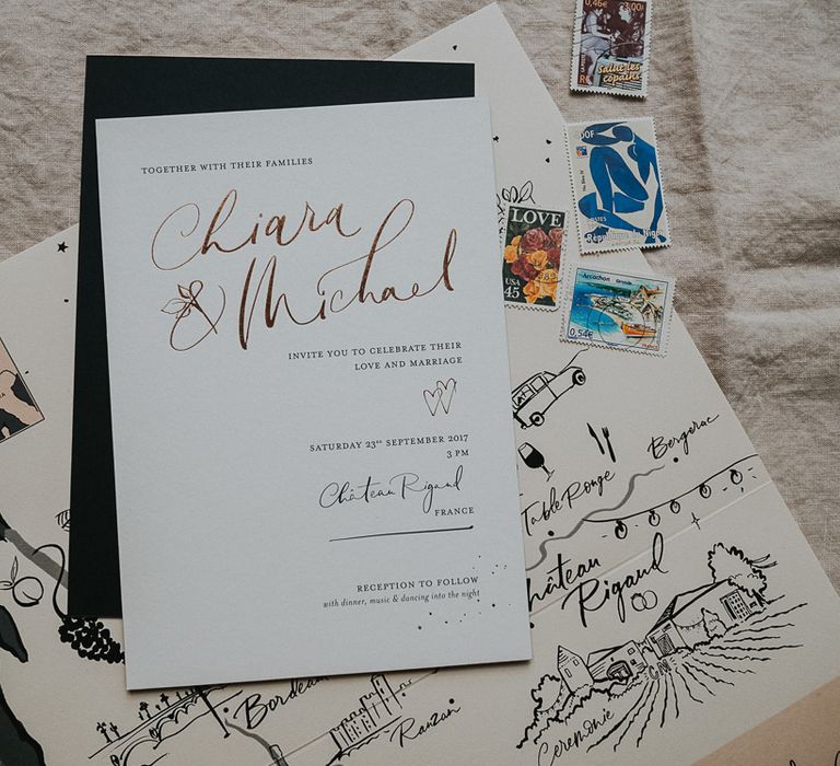 Bespoke Handwritten Stationery And Signage For Wedding By Lamplighter London