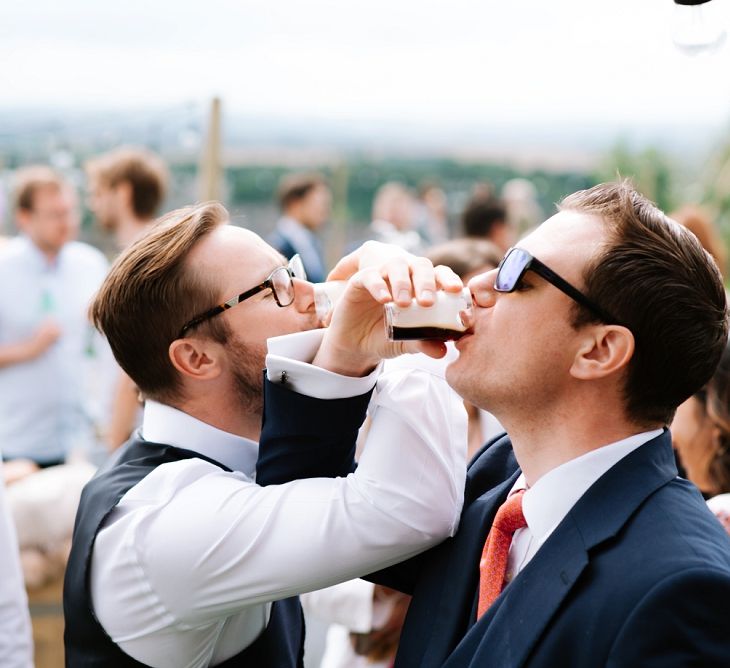 Wedding Guests | Fun Stretch Tent Reception on Primary School Field in Sheffield |  Tub of Jelly Photography