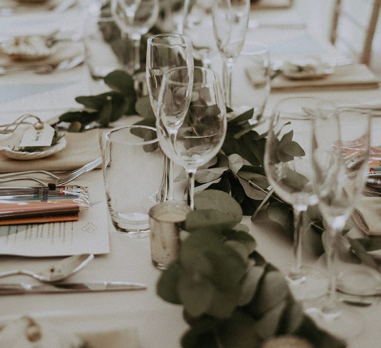 Table Decorations for Marquee Wedding