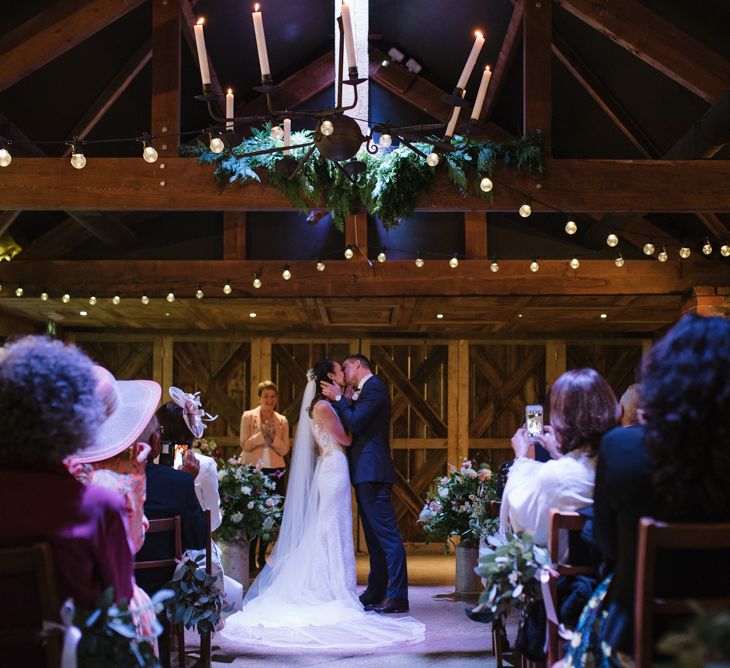 You May Kiss The Bride Wedding Ceremony Moment