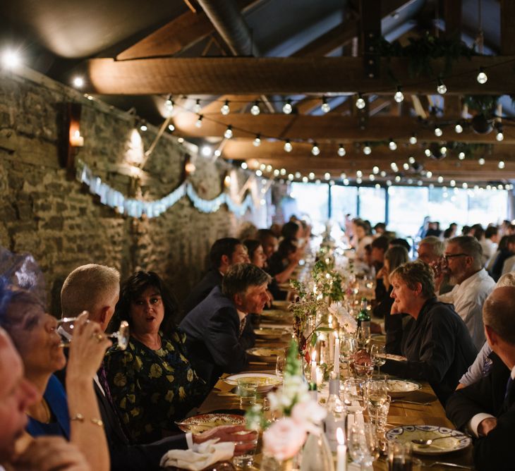 Wedding Breakfast with Romantic Candle Light