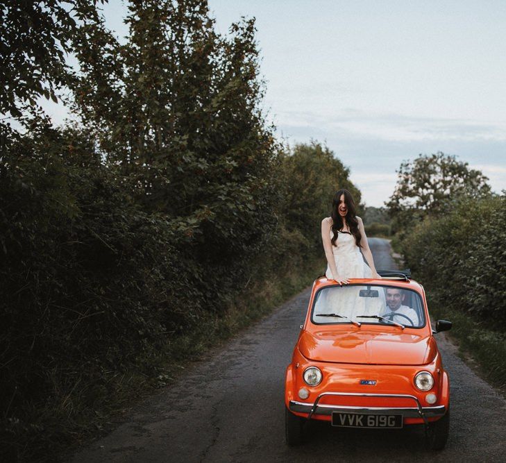 Fiat 500 Vintage Car Wedding Transport