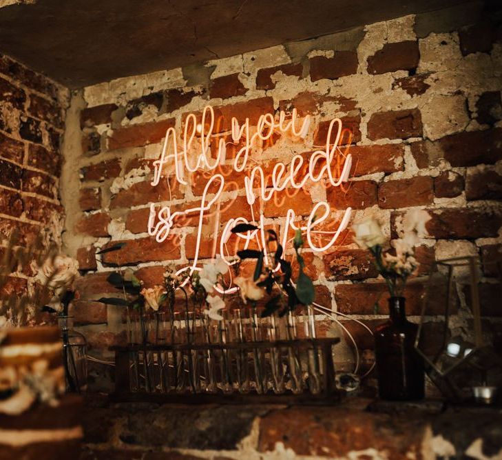 All You Need is Love Neon Sign