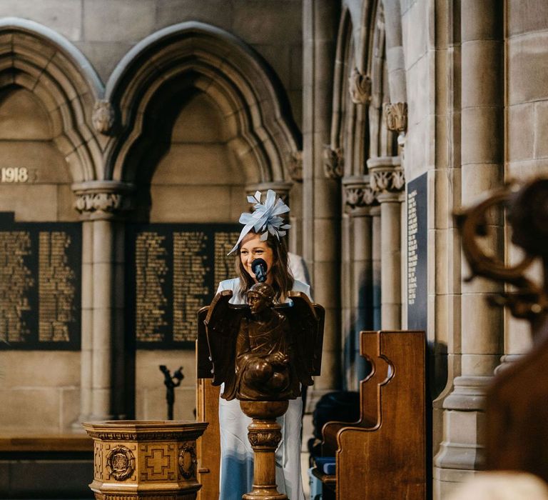 Wedding reading at Glasgow University Chapel