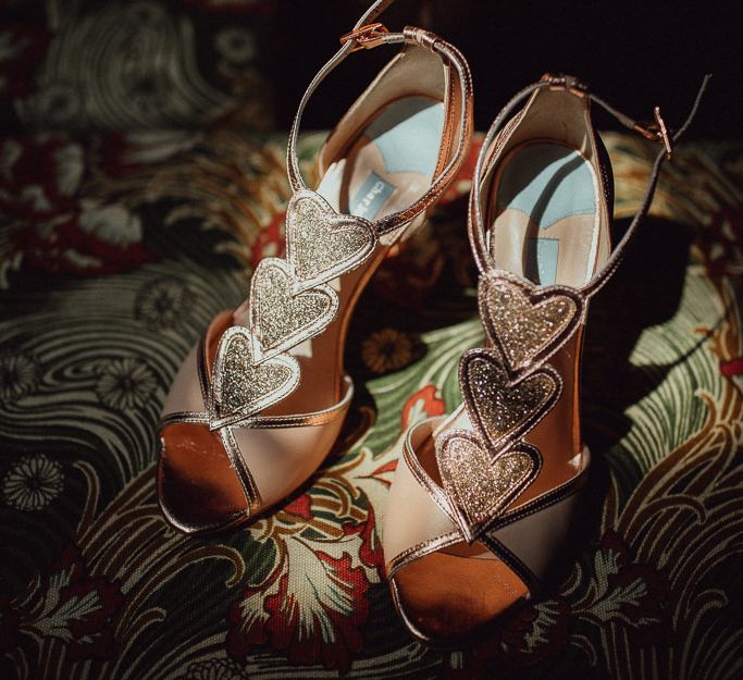 Charlotte Mills Wedding Shoes // Images By Emily &amp; Steve