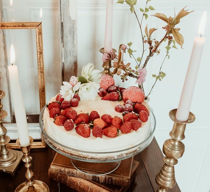 Cheesecake | Classical Springtime Romance Inspiration at Butley Priory by Brown Birds Weddings | Jess Soper Photography