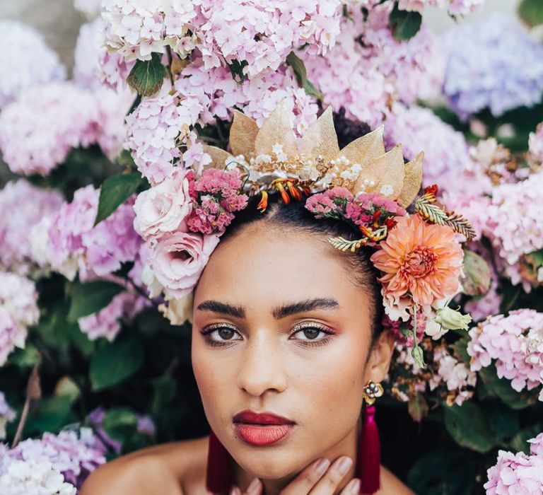 bridal makeup for black bride