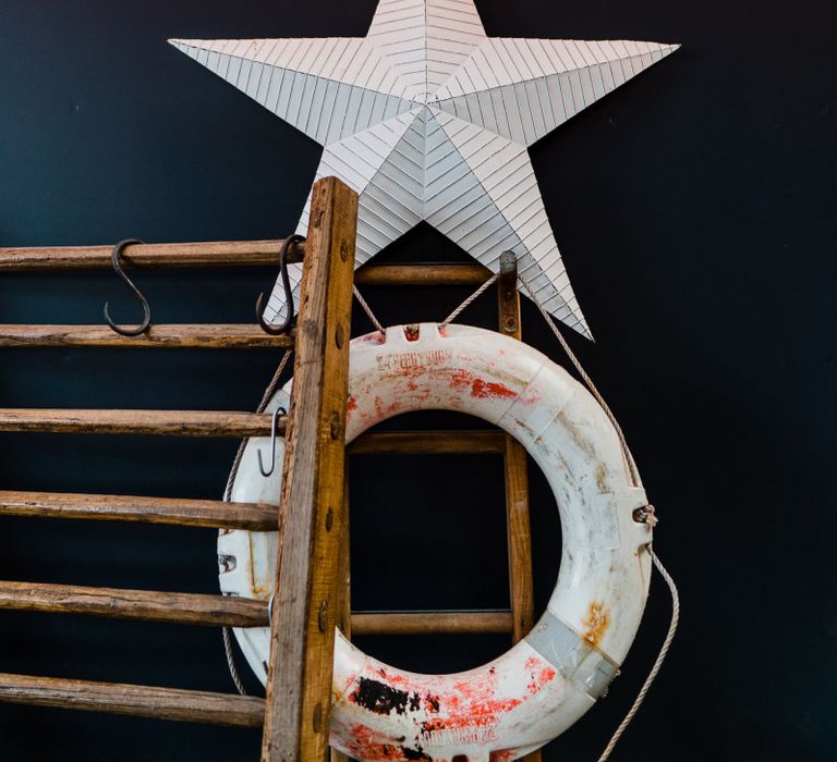 Nautical theme wedding decor