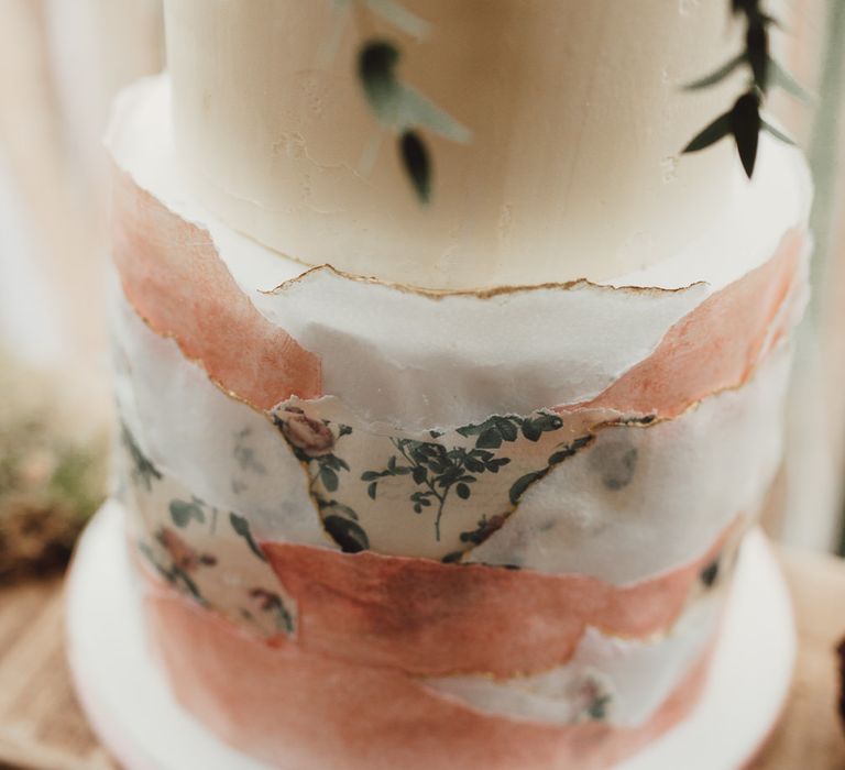 Ellie’s Cakery Wedding Cake | Country Boho Inspiration in the Woodlands of Happy Valley Norfolk | Cara Zagni Photography