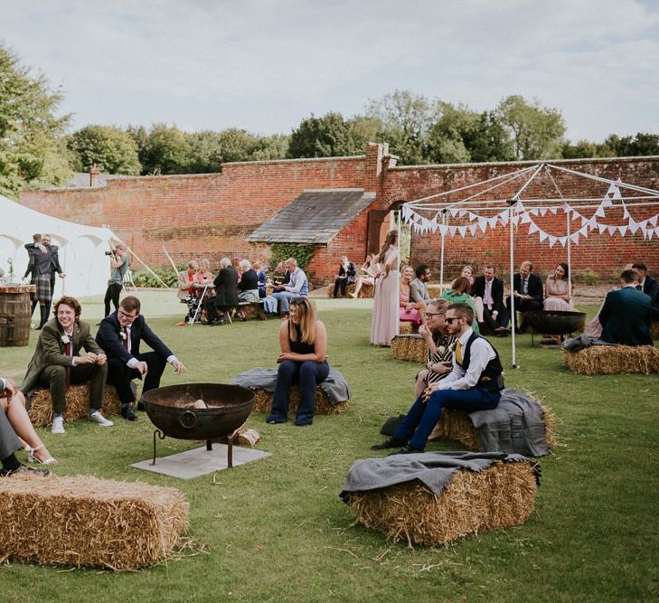 Wedding marquee in South Downs national park