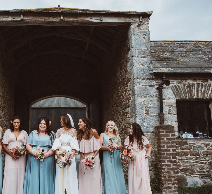 Bridal Party in Pastel Pink &amp; Blue Show Me Your Mumu Dresses