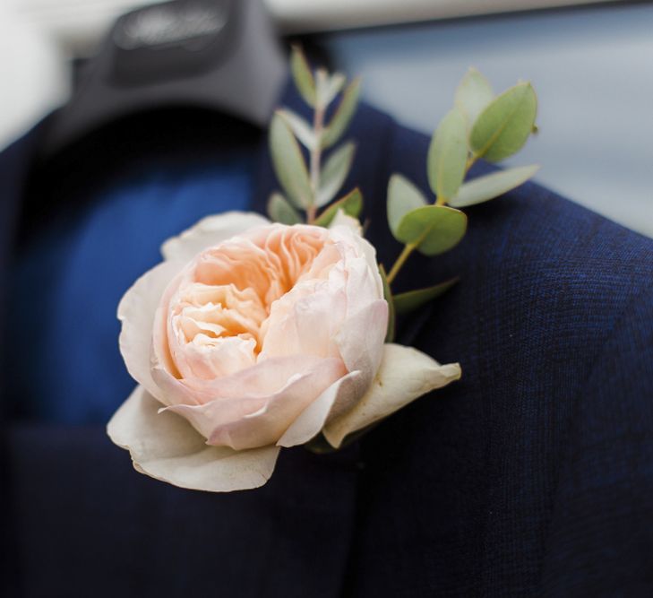 Pink Rose Buttonhole