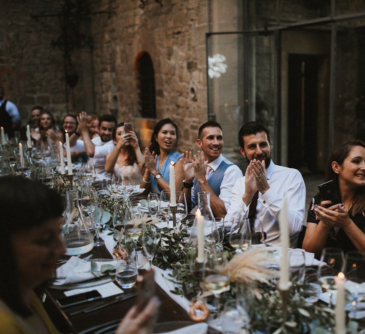 Tuscan Castle Destination Wedding In Italy // Images From James Frost Photography