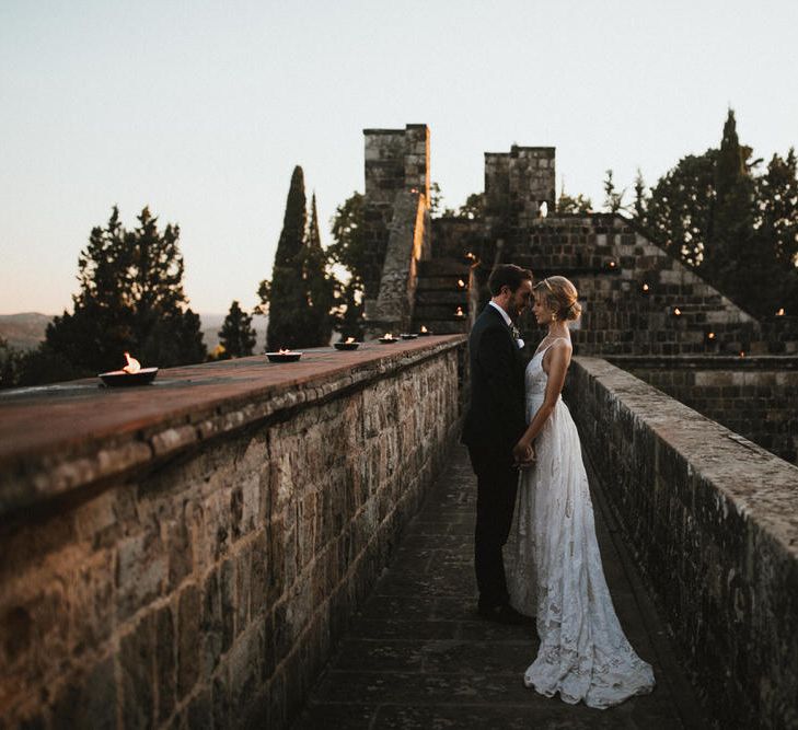 Tuscan Castle Destination Wedding In Italy // Images From James Frost Photography