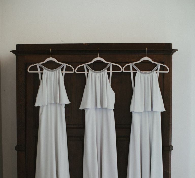 Halterneck Bridesmaids Dresses // Image By James Frost Photography