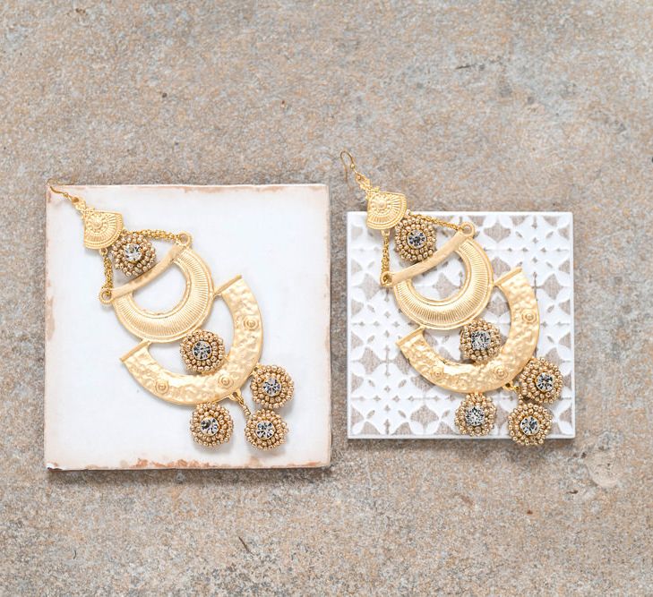 Statement Gold Earrings