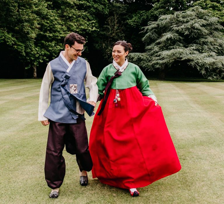 Traditional Korean wedding dress