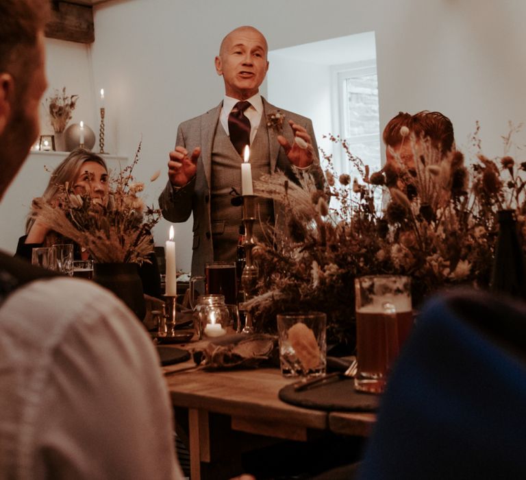 Father of the bride speech at micro wedding