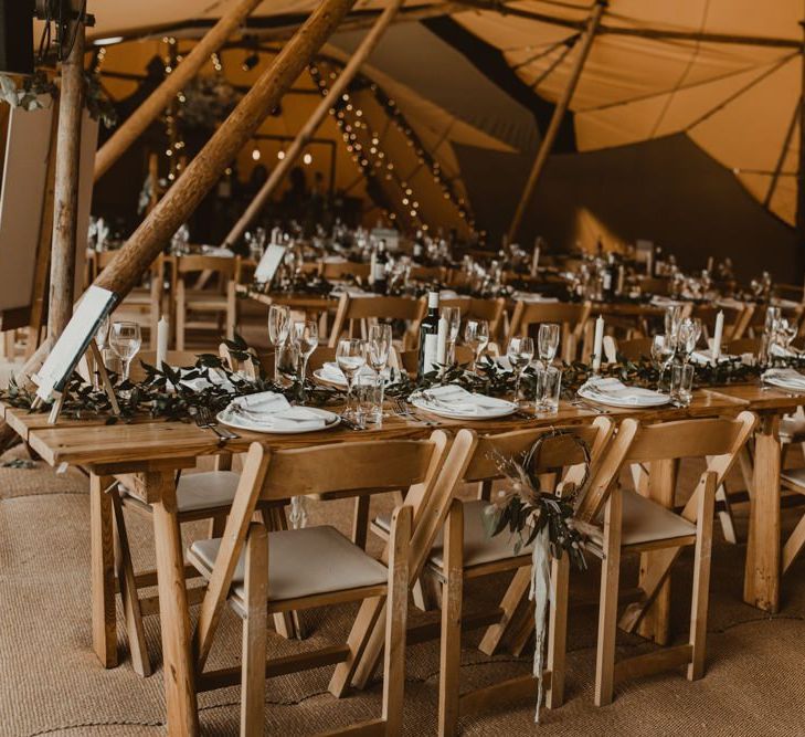 Teepee for wedding breakfast