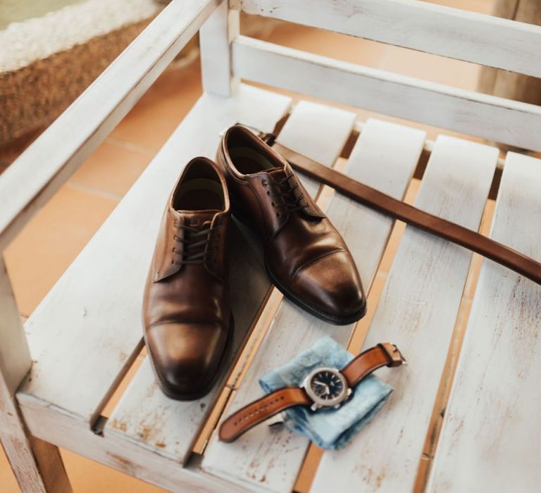 Groom Shoes and Watch