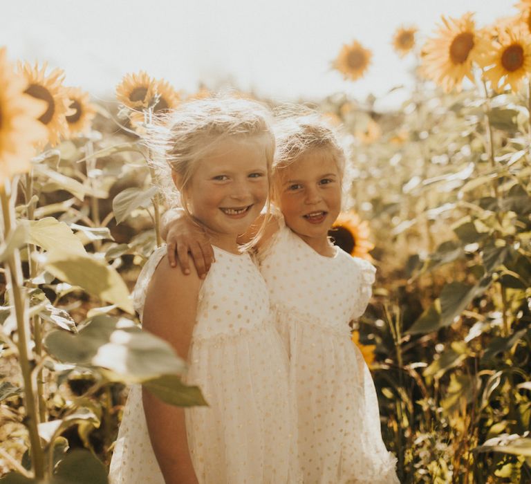 Beautiful flower girls