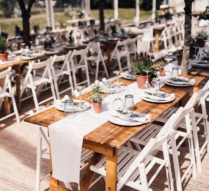 Clear Span Marquee For A Summer Wedding // Image By Samuel Docker Photography