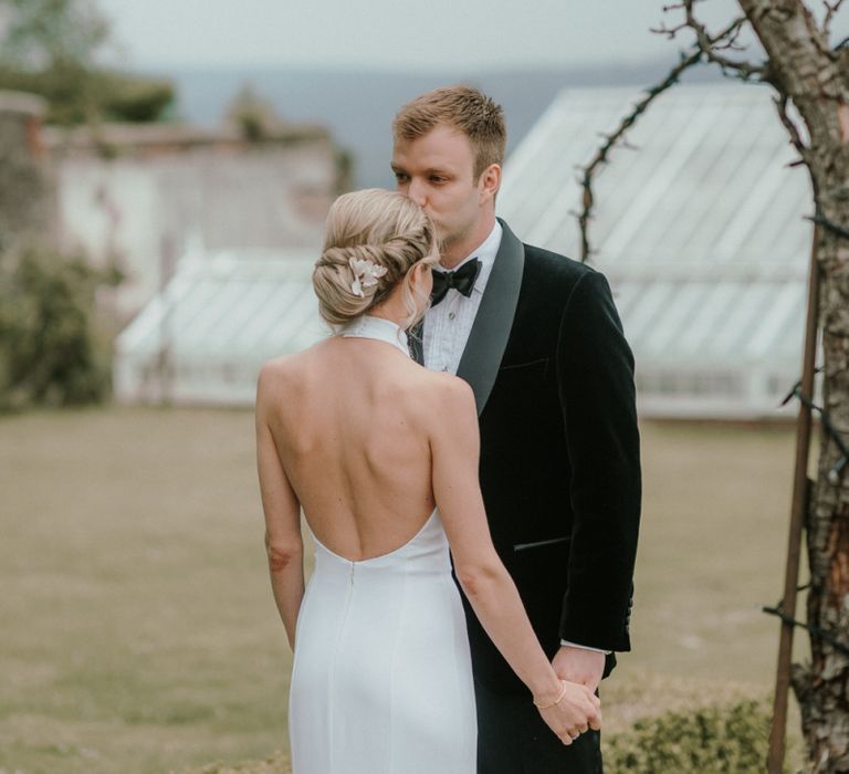 Hair Up Do For Bride At Somerset Wedding Venue