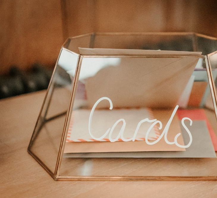 Glass Card Box For Wedding