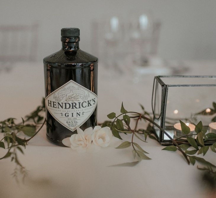 Gin Wedding Table Decor