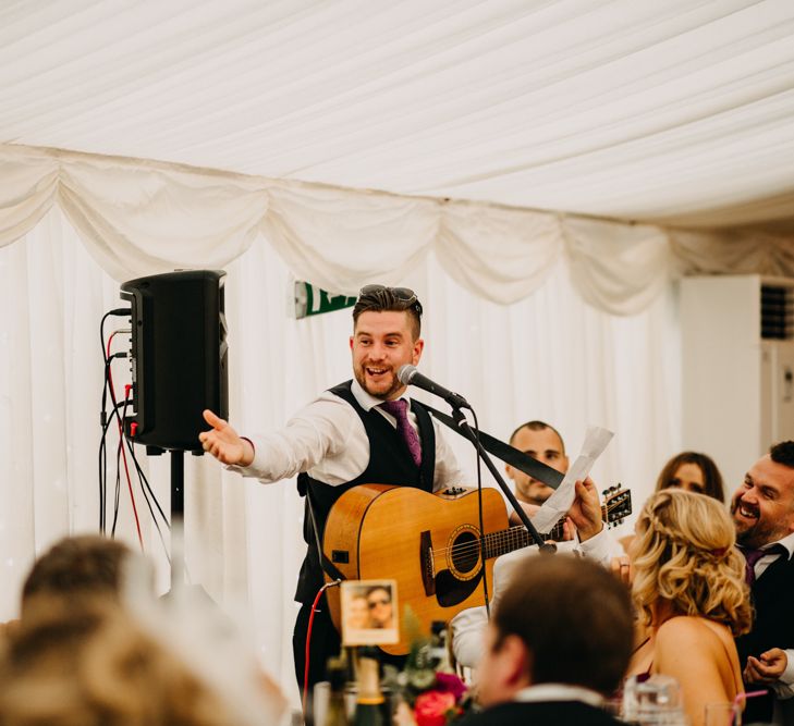 Speeches | Northamptonshire wedding at Plum Park Hotel | Wtoo by Watters from Serendipity Brides | Spindleberry Flowers | Photography by Ania Ames