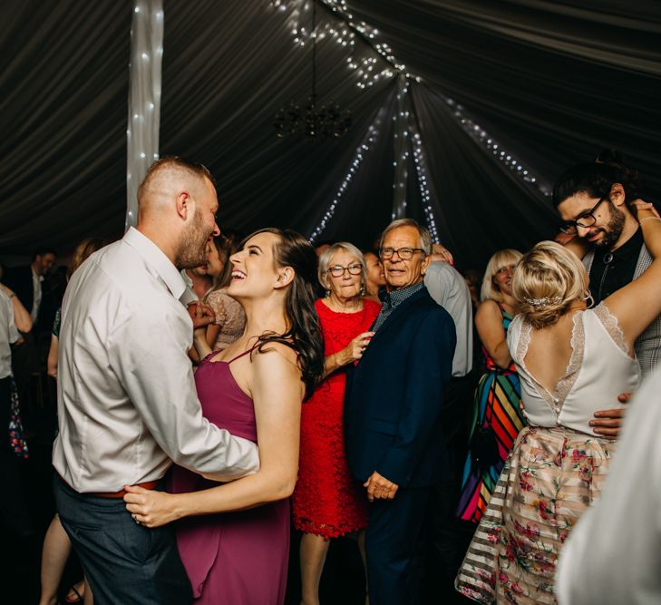 Dancing | Northamptonshire wedding at Plum Park Hotel | Wtoo by Watters from Serendipity Brides | Spindleberry Flowers | Photography by Ania Ames