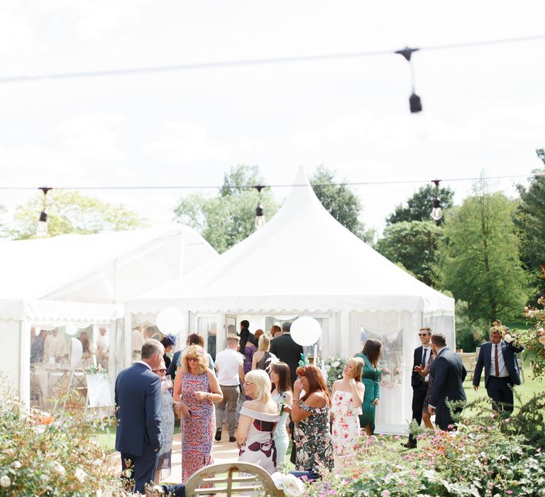 Marquee reception at Coddington Vineyard