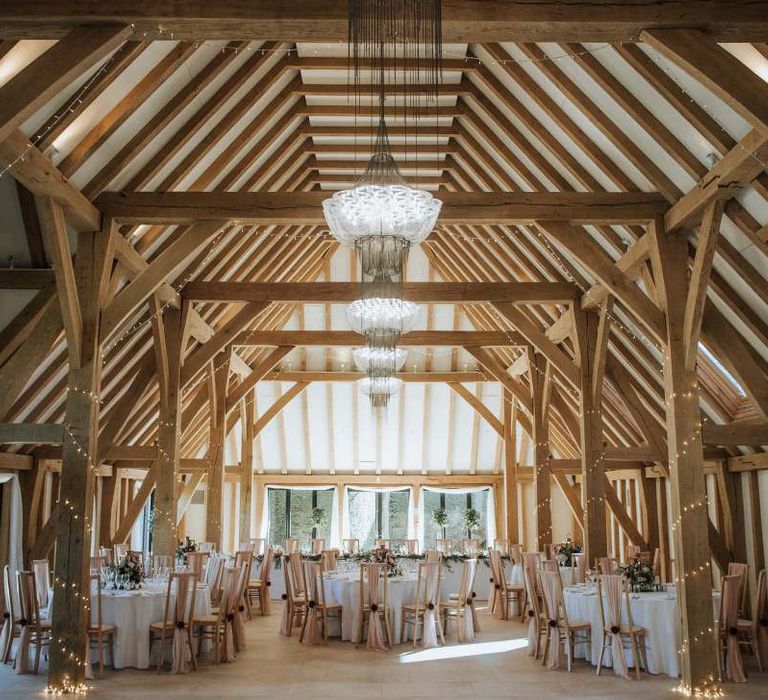 Wedding reception at The Old Kent Barn