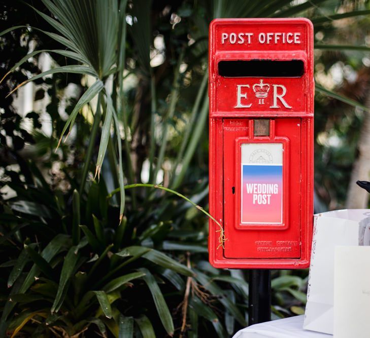 Wedding post box for cards