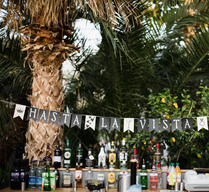 Wedding bar and bunting