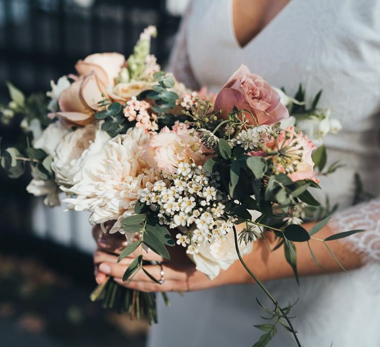 Dusky Pink Pink Wedding Bouquet