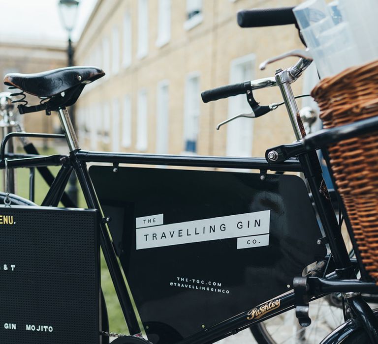 Gin bike by The Travelling Gin Co