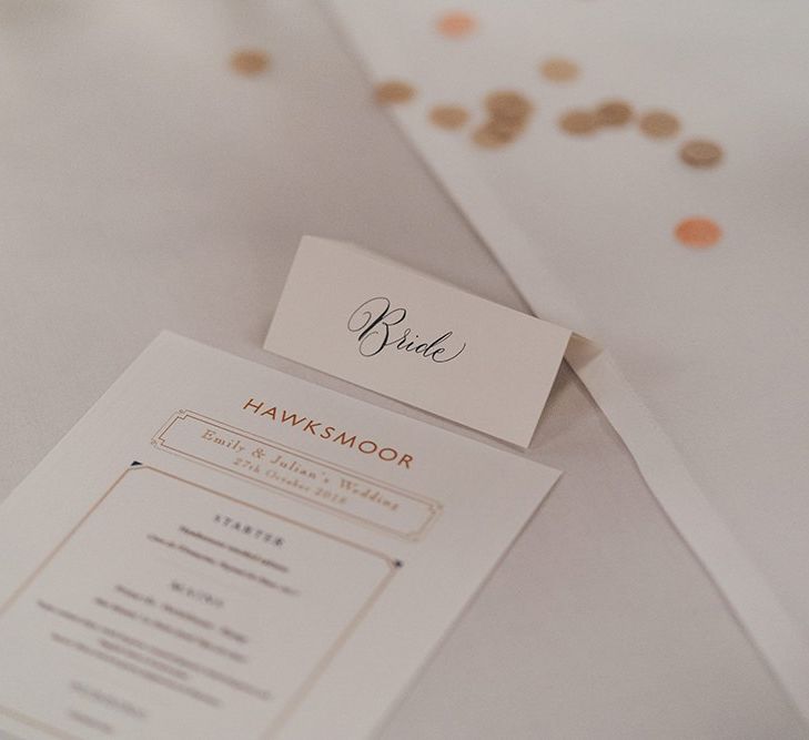 Wedding Place Setting