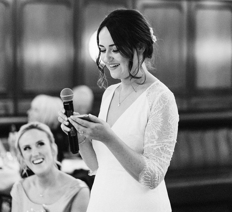 Bride Wedding Speech at Reception