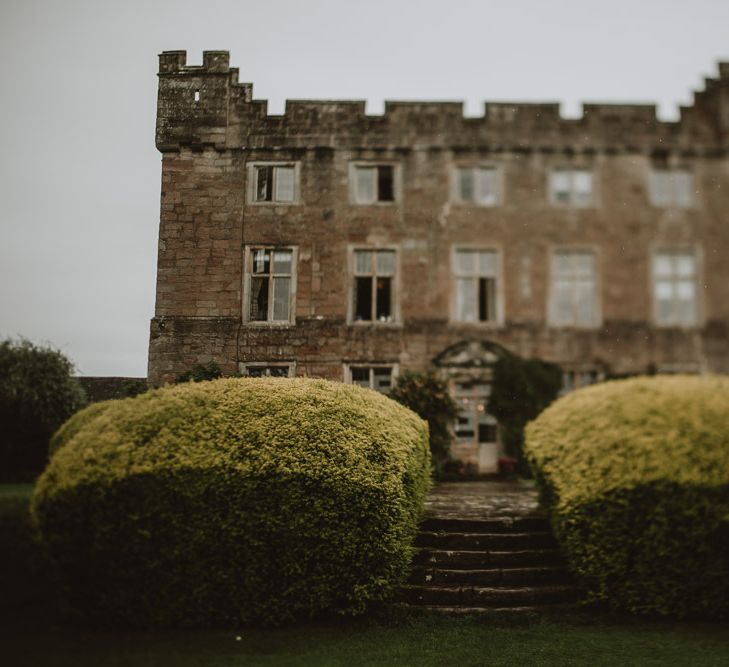 Askham Hall Wedding with Pink Wedding Bouquet