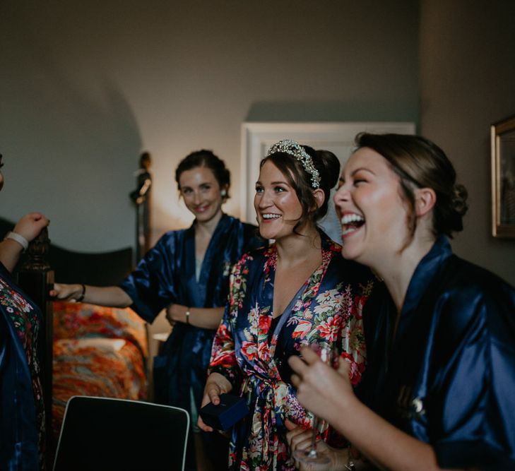 Wedding Morning Bridal Preparations at Askham Hall