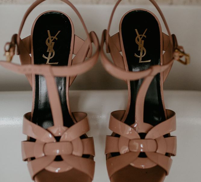 YSL Platform Bridal Shoes