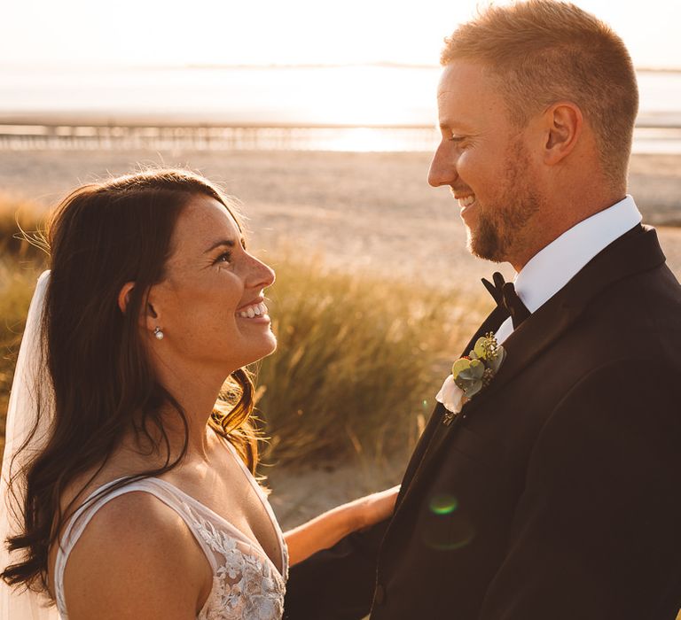 Bride and groom tie the knot at Crouchers Orchards for intimate wedding