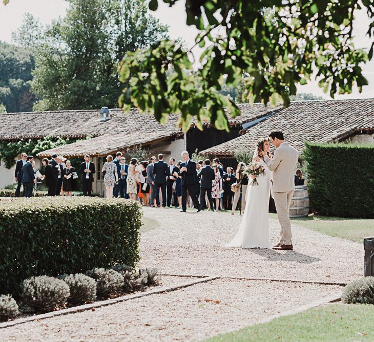 Chateau Rigaud | Bordeaux, France | Harvey Vintage Dress | Bridesmaids in ASOS | Florals by Flowers in The Vines