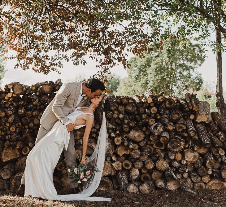 Chateau Rigaud | Bordeaux, France | Harvey Vintage Dress | Bridesmaids in ASOS | Florals by Flowers in The Vines