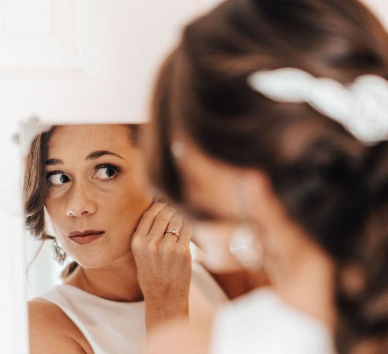 Bridal preparations for October wedding