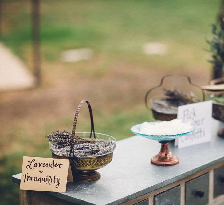 Confetti Station | Outdoor Destination Wedding at Le Peit Hameau Wedding Venue Provence, South of France Planned by By Mademoiselle | Lovestruck Photography